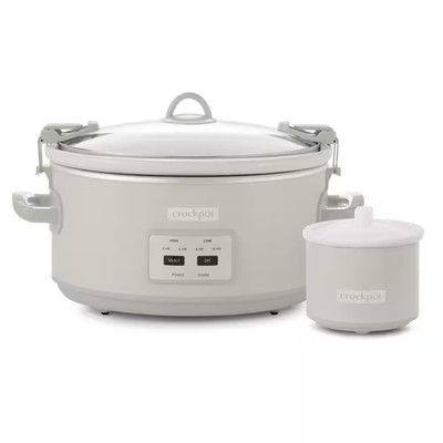 7 Qt. Mushroom Slow Cooker with Cook and Carry