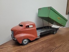 Vintage 1940s Wyandotte Shark Nose Construction Dump Truck All Original Metal 