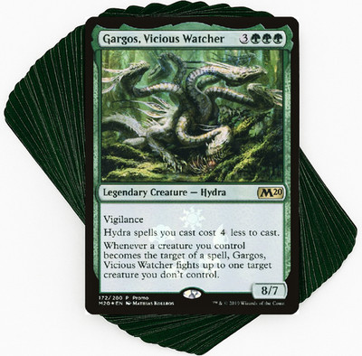 ***Custom Commander Deck*** Gargos, Vicious Watcher - Fighting Hydras - MTG EDH