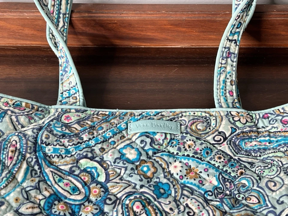 Vera Bradley DAISY DOT PAISLEY 挎包 单肩包 托特包 退换纽扣拉链 — 第 3/4 张图片