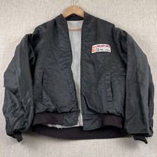 Vintage 70s Suzuki Pro Stock Racing Jacket Talon Zip Drag Racing Bomber ( READ )