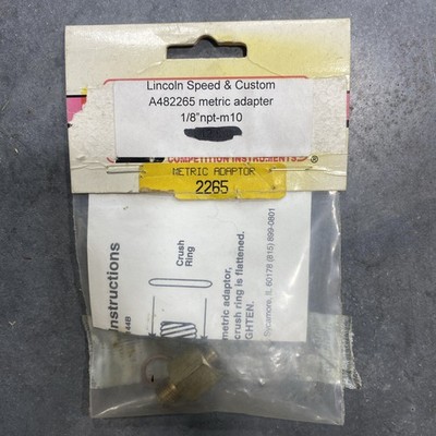 AutoMeter 2265 Metric Adapter/Oil Pressure