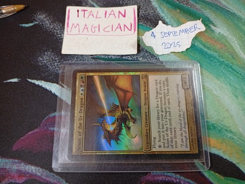 Magic The Gathering: SCION OF THE UR-DRAGON Foil TIME SPIRAL Rare MTG Commander - Afbeelding 3 van 3
