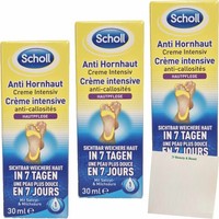 Scholl Anti-Hornhaut Creme Intensiv 3Er Pack 3X30Ml Packung Usy Block