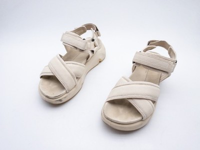 ecco Damen Sandale Sommerschuh Halbschuh beige Gr. 38 EU Art. 33332-56