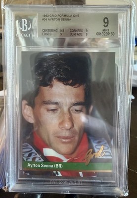 1992 Grid Motorcard Formula 1 - Ayrton Senna #34