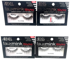4 pairs Ardell Faux Mink Wispies Lashes Faux Eyelashes Sealed DEMI WISPIES