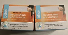 2 PACK Bliss Brightening Moisturizer Bright Vitamin C & Tri-Peptide 1.7 Fl Oz