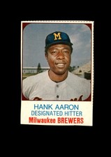 1975 Hostess Set-Break #130 Hank Aaron VG-VGEX (crease) *GMCARDS*