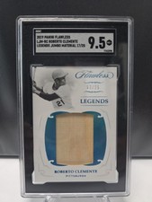 2019 Panini Flawless Roberto Clemente Legends Jumbo Bat Relic #/25 SGC 9.5