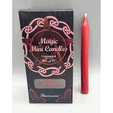 1/2" dia 5" long Red chime candle 20 pack