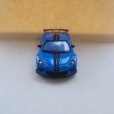 Maisto 2020 Chevrolet Corvette Stingray Coupe Scale Blue With Black Stripes