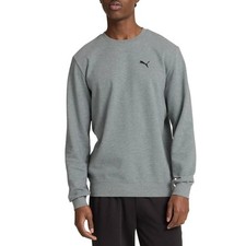 NWOT Puma Men's M Gray Crewneck Long Sleeve Sweatshirt M0059