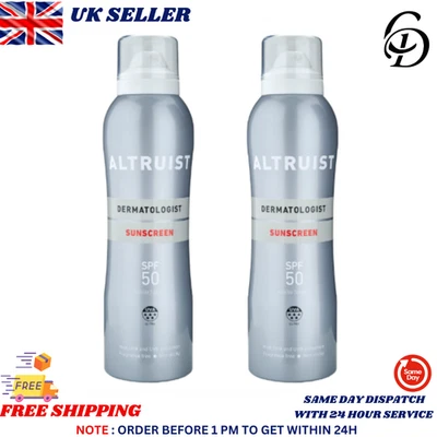 ALTRUIST Dermatologist Sun Spray SPF50 200ml Free Shipping Uk