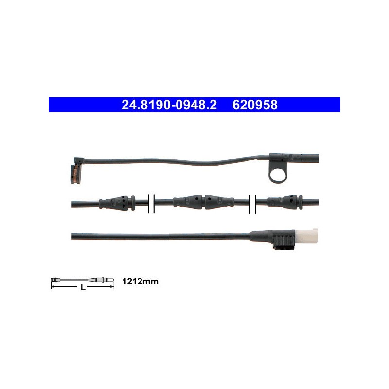 ATE 24.8190-0948.2 Brake Pad Wear Sensor for