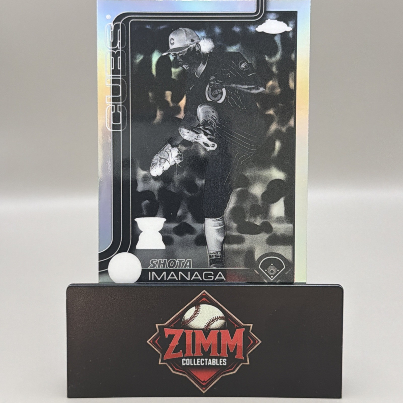Shota Imanaga 2025 Topps Chrome NEGATIVE REFRACTOR #149 - Chicago Cubs SP !