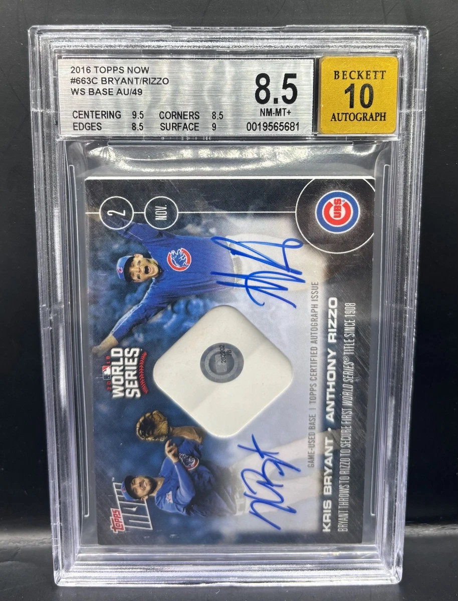 Kris Bryant 10 Graded Baseball Sports Trading Cards & Accessories