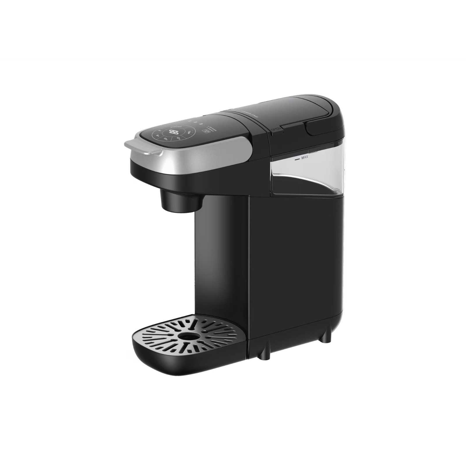 T-Original K Cup Single Serve Coffee Brewer with Shower Stream Black