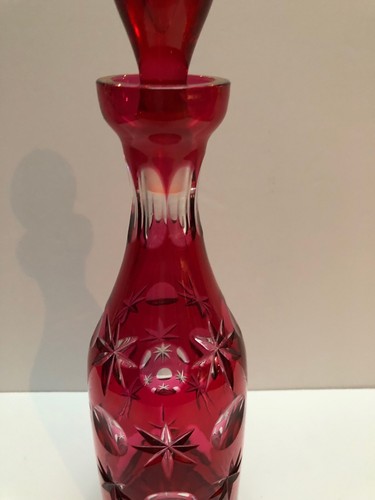 SAINT LOUIS DECANTER ROSSO TAGLIO DA CANCELLARE - Foto 3 di 9