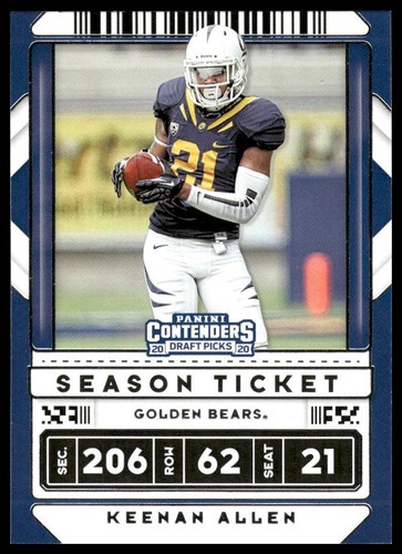 2020 Panini Contenders Draft Picks #58 Keenan Allen California Golden Bears - Picture 1 of 2