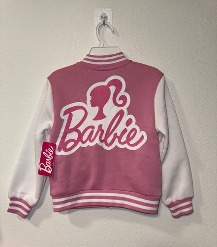 Barbie Mattel Licensed Jacket/sweater Varsity Girls M (7/8) - Picture 5 of 6