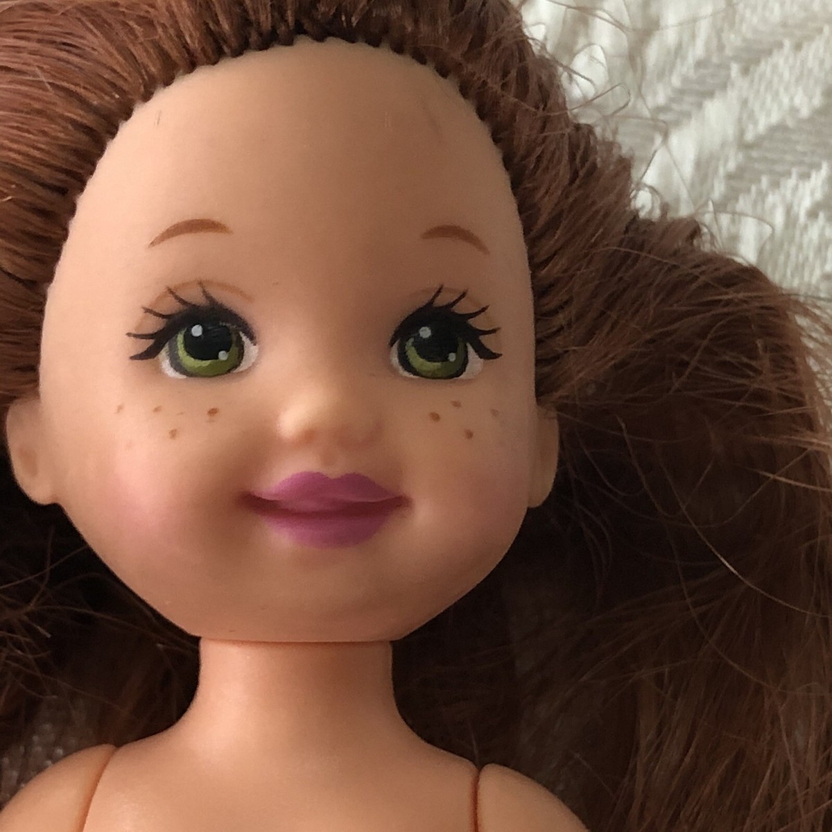 Vintage Mattel Barbies Sister Kelly 4 inch doll 1994 red