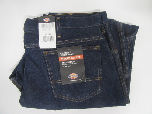 NEW Dickies 5-pocket Straight Leg Regular Fit Jeans 40 x 30 - Picture 2 of 5