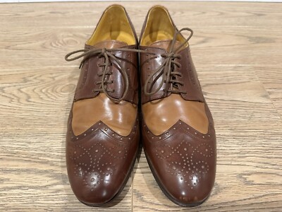 UNDANDY Men’s Wingtip Brogue Oxford Brown Leather Dress Shoes US 12/EUR 46 s-l400.jpg main image 4