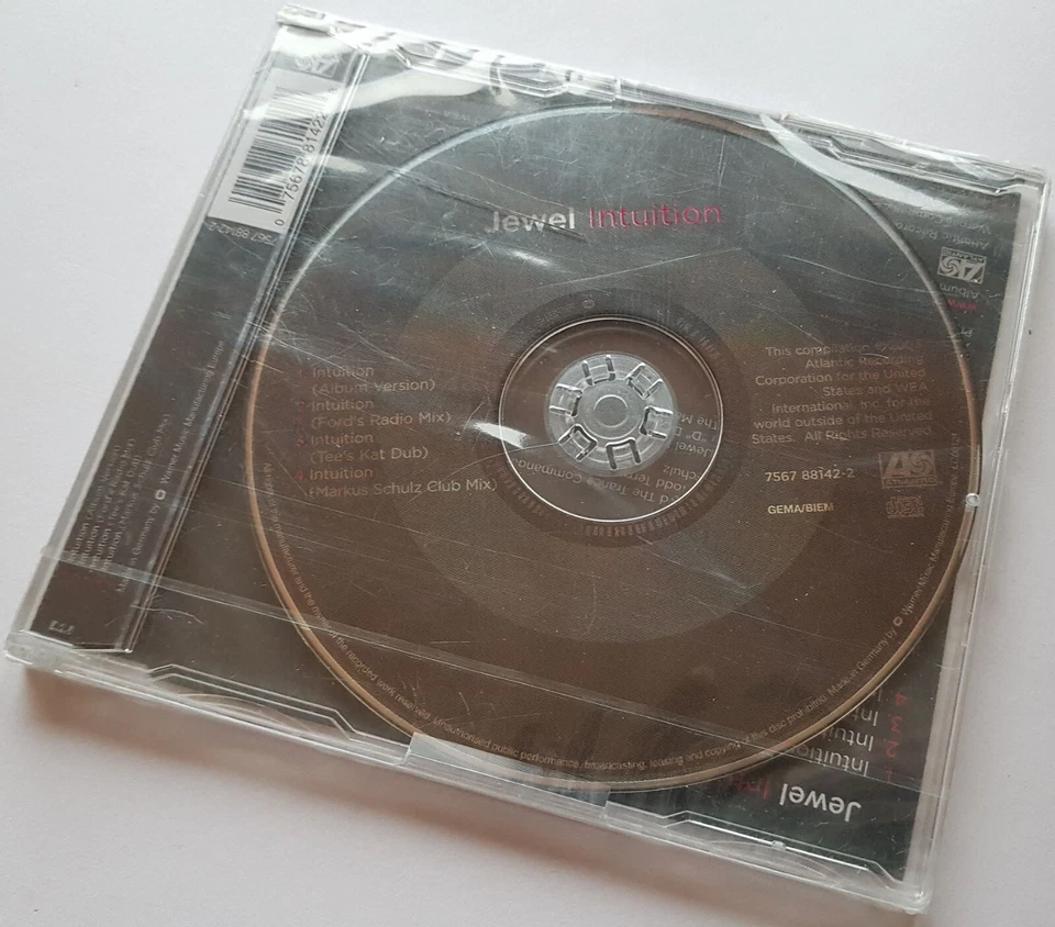 JEWEL "INTUITION" MAXI-CD / ORGINALVERSIEGELT! FACTORY SEALED! - Bild 2 von 2