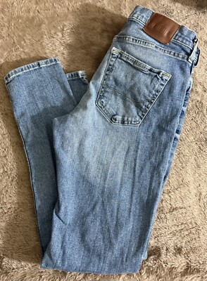 Hollister Epic Flex Taper Jeans Men's W30XL32 Blue 5-Pocket Distressed