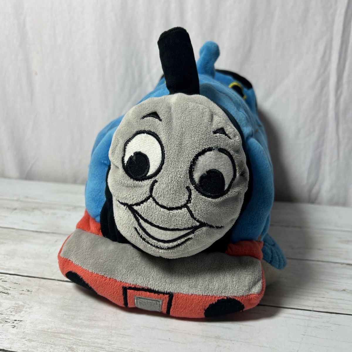 THOMAS THE TRAIN PLUSH Cuddle Pillow Soft Stuffed Toy 16” TANK Engine