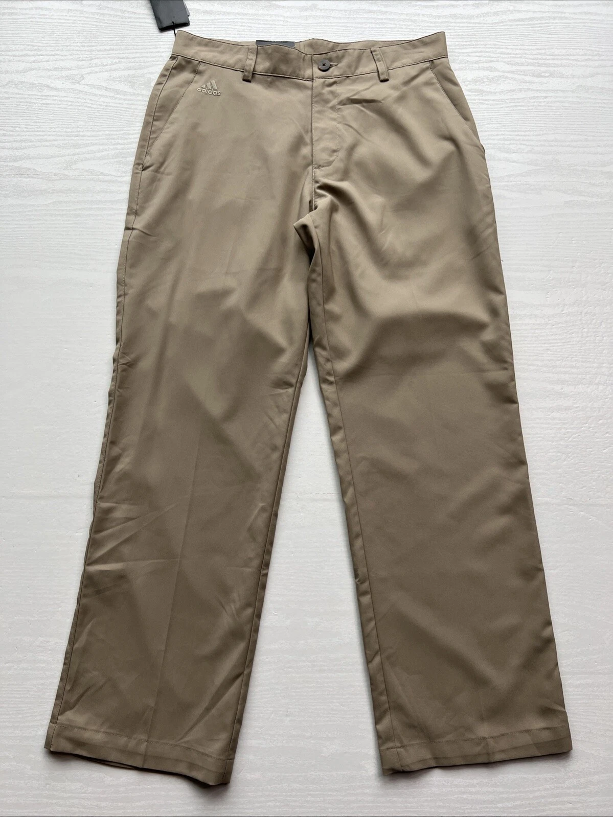 adidas Climalite 3 Stripes Classic Straight Golf Pants Mens Actual 30x29 New
