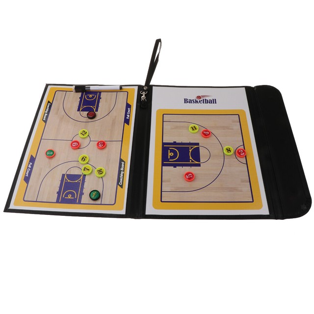 Professional Coaches Board Clipboard Tool for Basketball Dry Erase Kits with Pen eBay