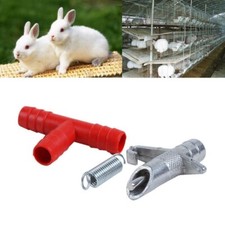 Rabbit Water Nipple 10pcs Automatic Drinker Feeders Waterer Guinea Ferrets Mice