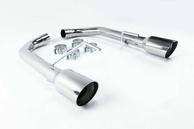 Circuit Werks Mustang GT 15-17 Exhaust Muffler Delete 4'' Tips V8 5.0L Angle Tips