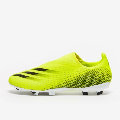 Adidas X Ghosted.3 FG Laceless Soccer Cleats FW6969 Solar 