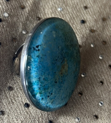 HSN Viktoria Hayman verstellbarer Ring türkis Sterlingsilber 238 $