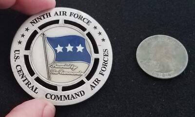 3 Star General Ninth Air Force Central Command Air Force CENTCOM Challenge Coin