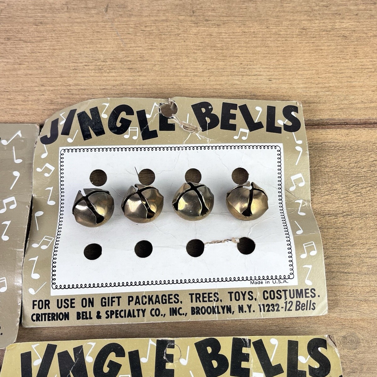 Ding Jingle Bells【激レア】願いの瓶シリーズ｜在庫1点のみ Jingle Bells Vintage Original Criterion Bell & Specialty Co