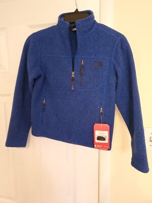 Kids boys North Face Mtn Culture fleece Sweater 1/4 zip top Size S 7-8