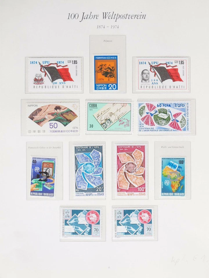 ALL WORLD 1974 UPU, XF MNH/** Collection Transport Europe Hong Kong Russia Samoa - Image 2 of 4