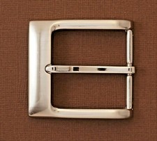 New 1 1/2" pin buckle 51 man/women durable nickel color finish US stock