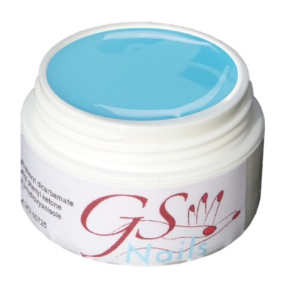 GS-Nails 5ml UV Farbgel Hell Blau 10  Made in Germany #A6