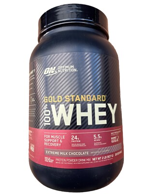Optimum Nutrition Gold Standard Whey 100% Protein 2 lb Extreme Milk Chocolate
