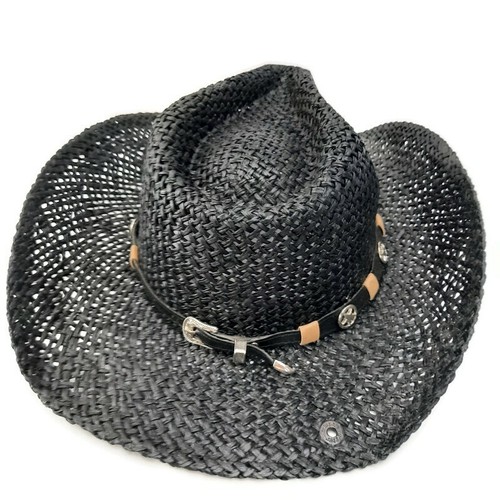 Peter Grimm Cowgirl Hat Black One Size 