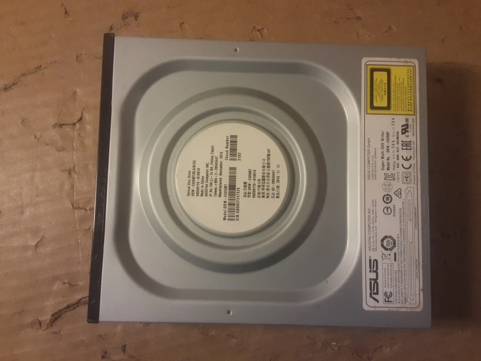 ASUS DRW-24D5MT 24X DVD writer, M-DISC support, Disc Encryption, NERO Backitup - Image 3 of 4