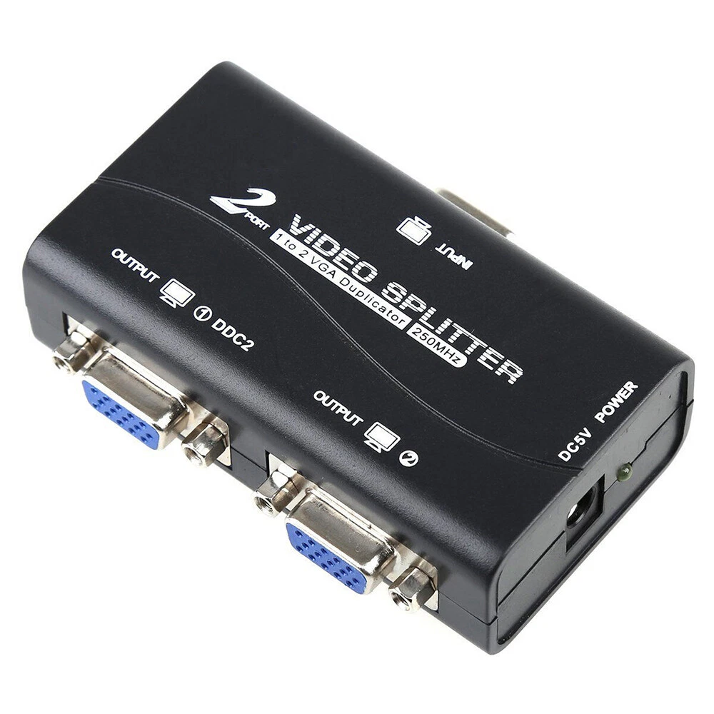 Ldabrye 2Port VGA Video Distributore VGA Splitter Per Monitor PC - Foto 6