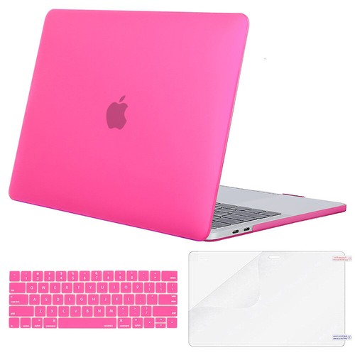Rubberized Coated Case for Macbook Pro 13 15 Touch Bar New +KB Cover+Screen Skin - Picture 34 of 135