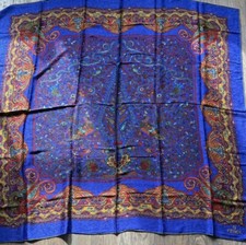 Vintage FENDI 100 Silk Scarf 52x52  