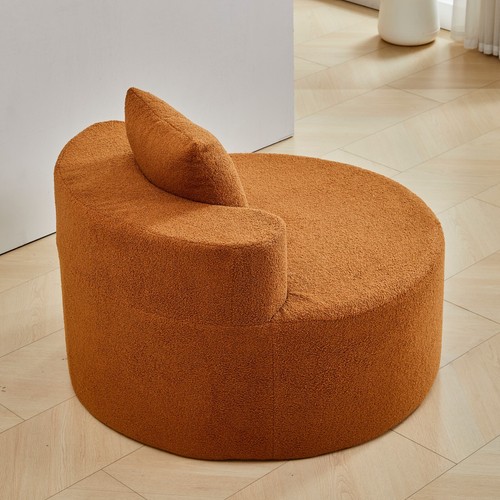 Curved Couch Armchair Leisure Chair Tatami Bed Accent Chair Floor Sofa Lazy Sofa - Picture 10 of 24